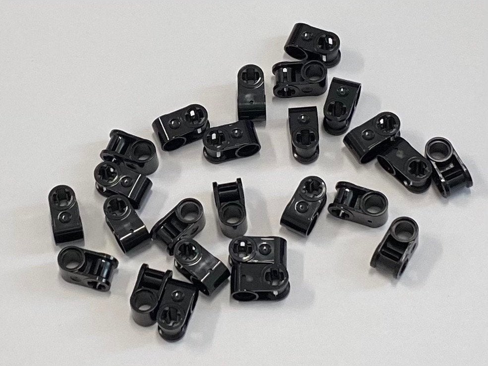 Partij Lego 25x haakse Axle en Pin connector diverse kleuren, Overige thema's, Lego, Nieuw, Ophalen of Verzenden