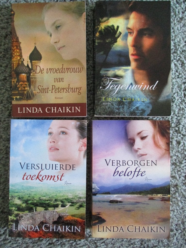 Linda Chaikin Verborgen belofte 4 x christelijke romans, Ophalen of Verzenden, Gelezen