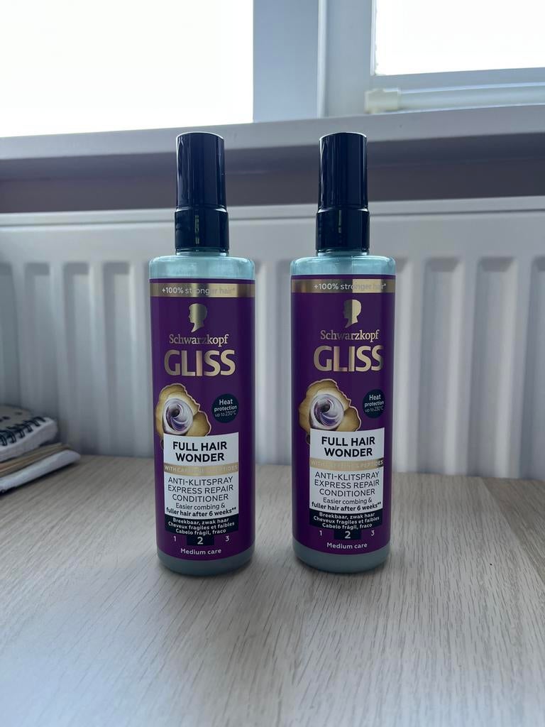 Schwarzkopf Gliss Full Hair Wonder Anti-Klit Spray, Ophalen of Verzenden, Nieuw, Shampoo of Conditioner