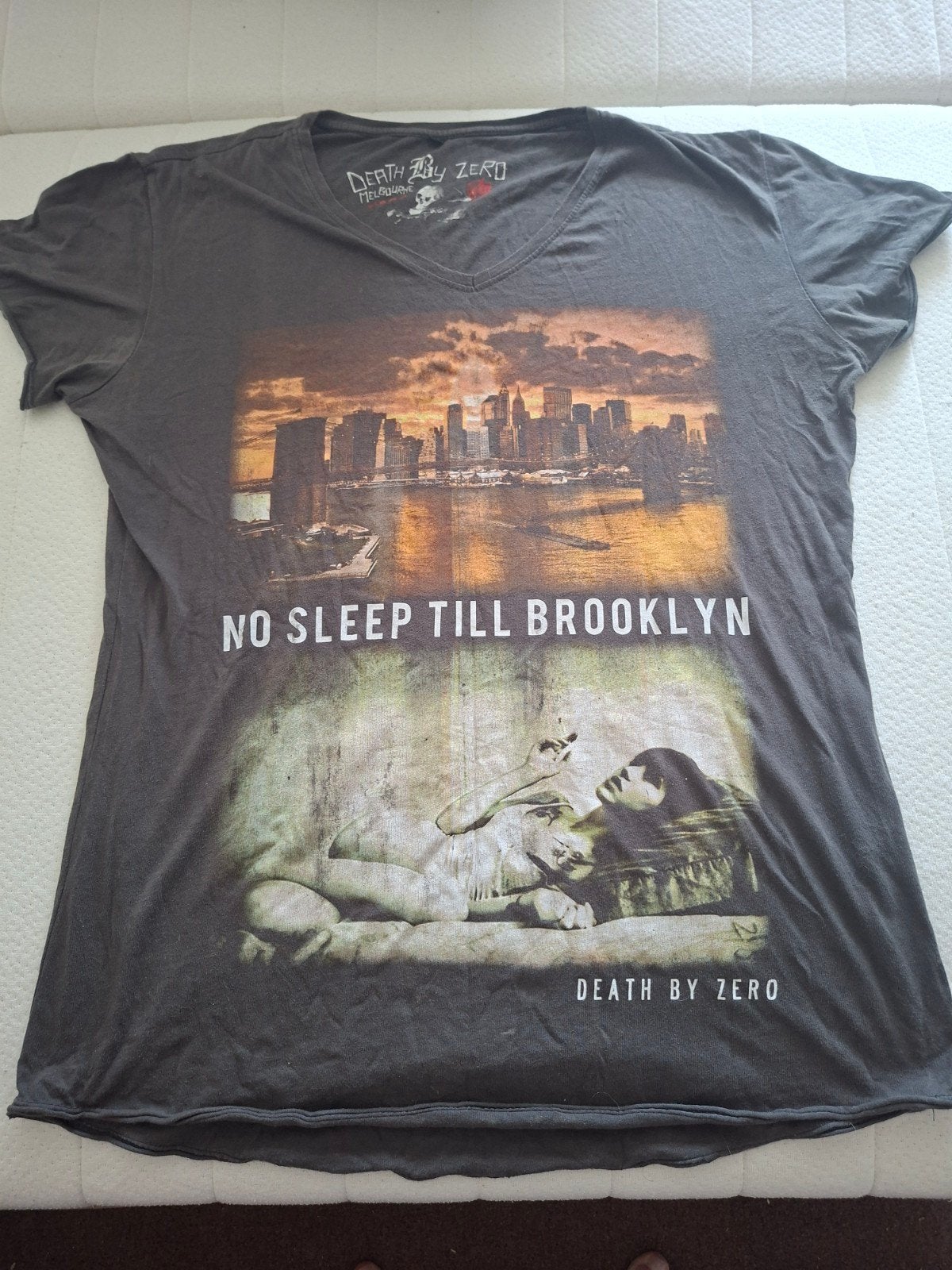 Death by zero  T Shirt  L, Ophalen of Verzenden, Zwart