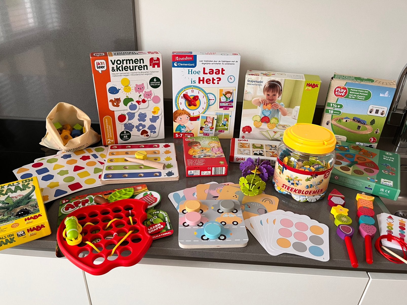 Leuke peuter/kleuter spelletjes - educatief, creatief & leuk, Ophalen of Verzenden, Zo goed als nieuw