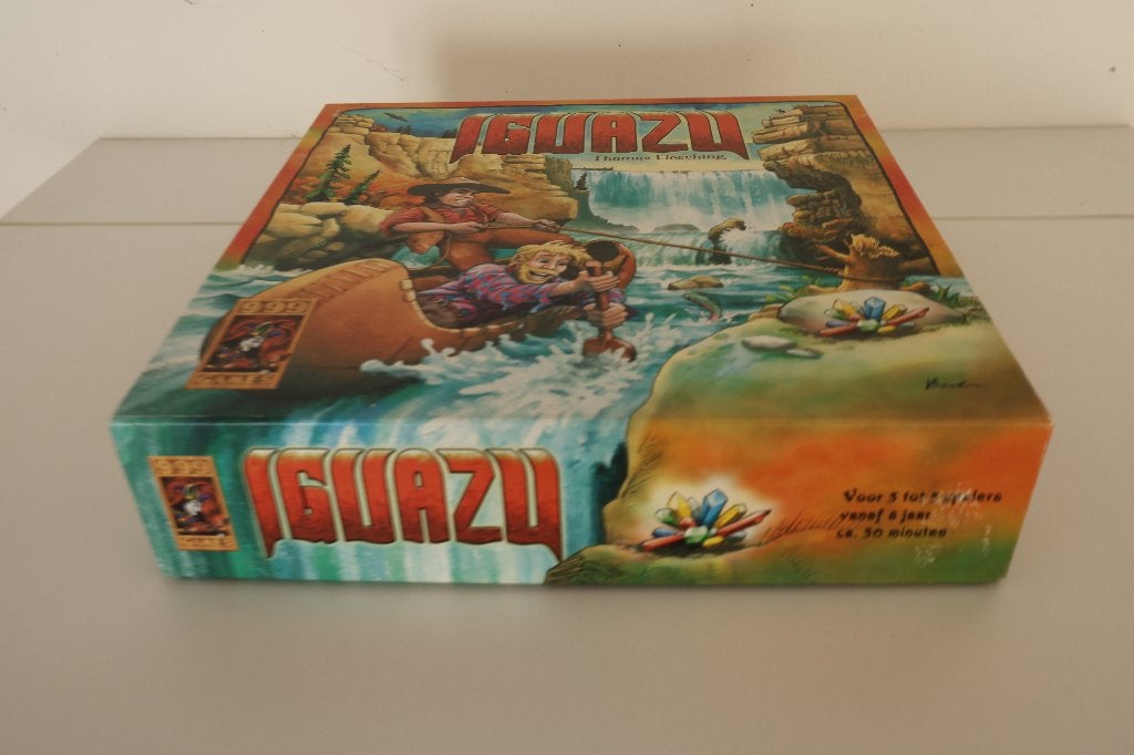 999 Games Iguazu bordspel - Compleet en in goede staat, Hobby en Vrije tijd, Een of twee spelers, Verzenden, Zo goed als nieuw