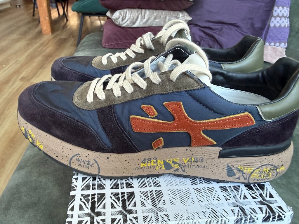 NIEUWE Blauwe Premiata Lage Sneakers Mick (VAR.7721), Kleding | Heren, Schoenen, Blauw, Nieuw, Ophalen of Verzenden, Sneakers of Gympen
