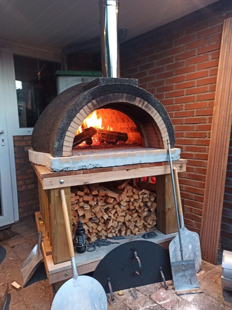 Pizza oven houtgestookt., Tuin en Terras, Pizzaovens, Ophalen, Zo goed als nieuw, Onbekend