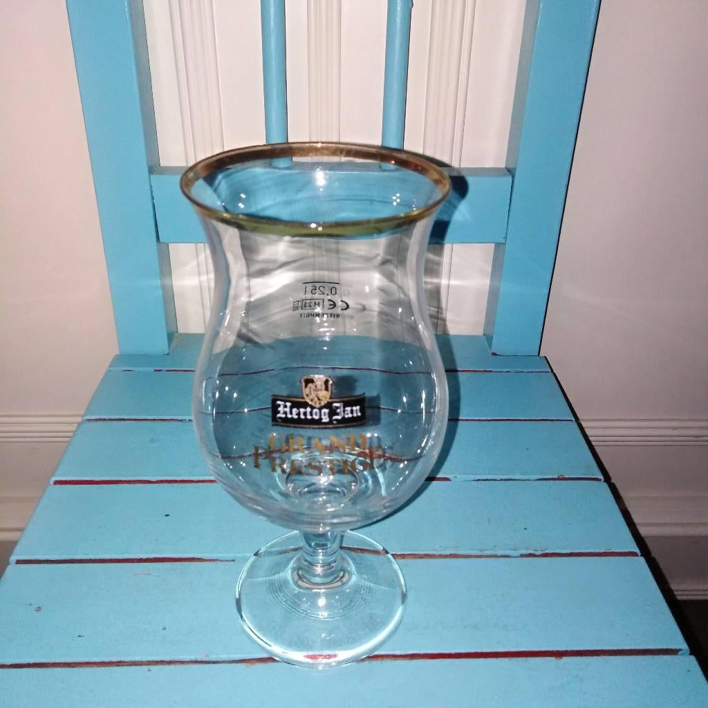 Hertog Jan bierglazen 5 stuks, Ophalen, Gebruikt, Glas of Glazen, Hertog Jan