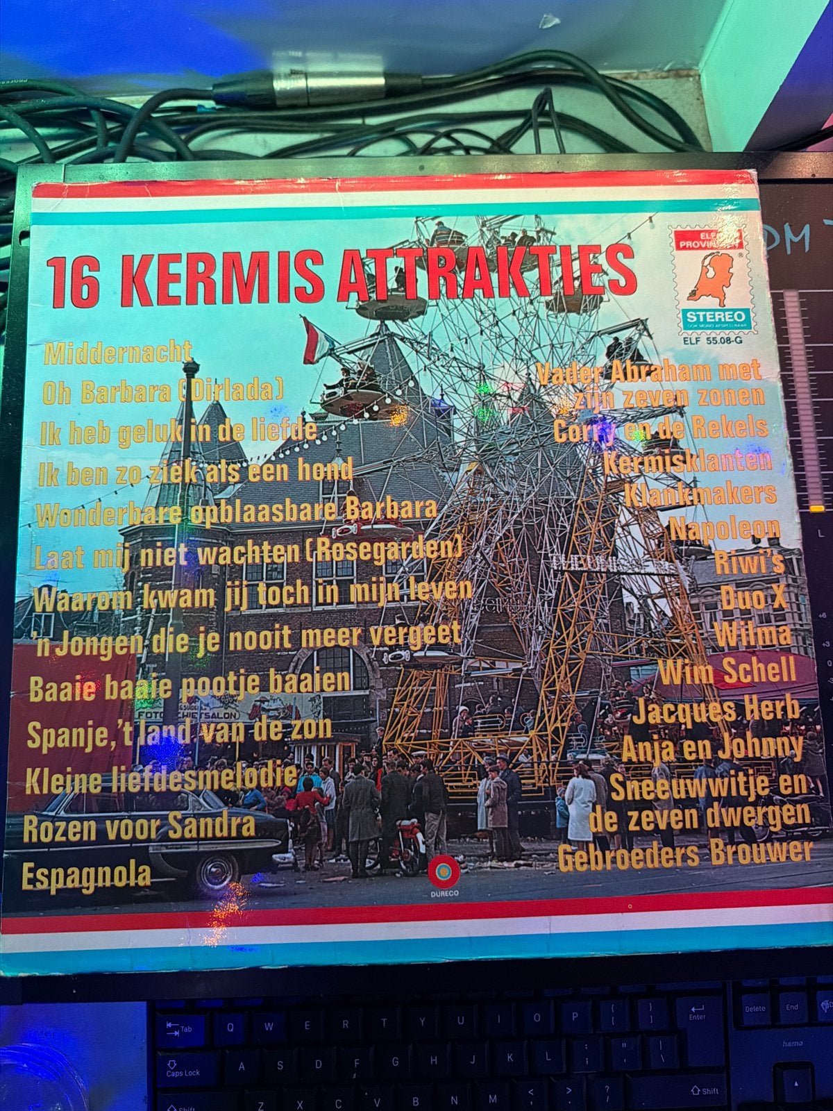 16 Kermis Attrakties - Diverse Artiesten (LP), Ophalen of Verzenden, Gebruikt, 12 inch, Overige genres