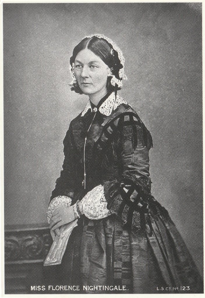 Kaart Florence Nightingale, Verzenden, Ongelopen, Sterren en Beroemdheden