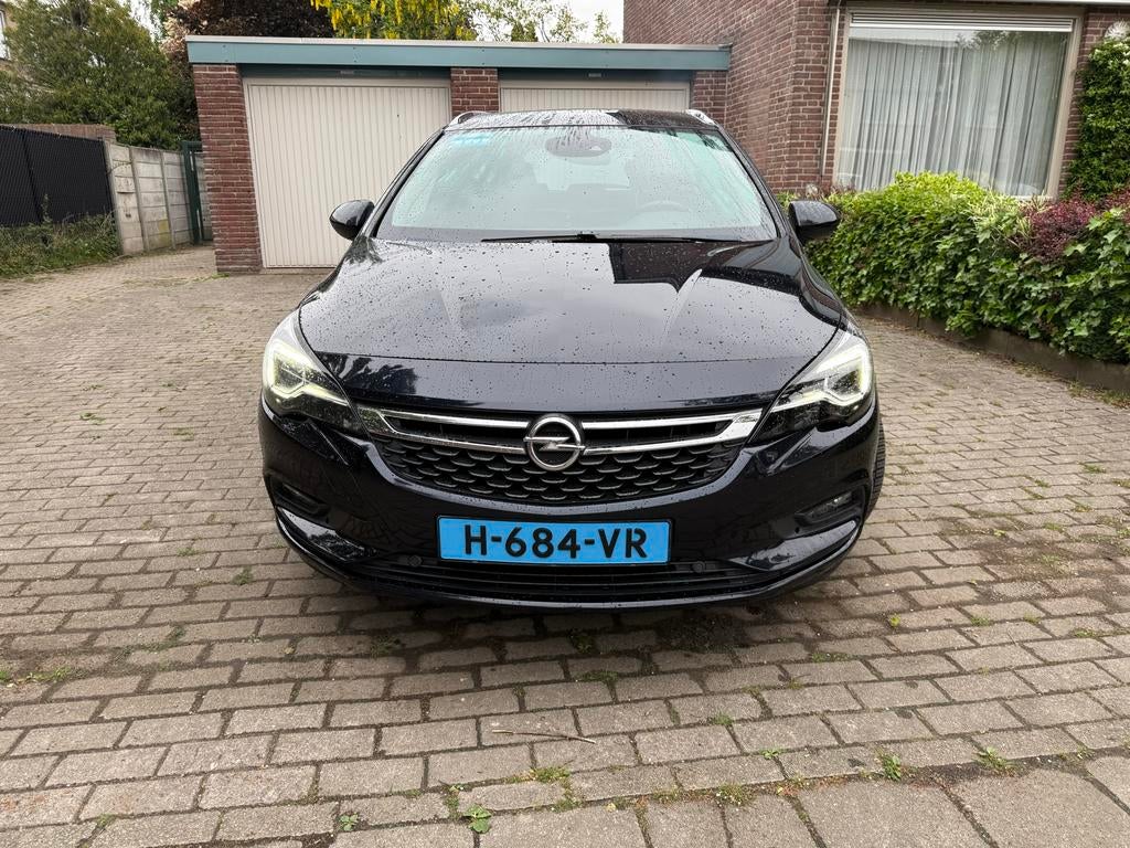 Opel Astra 1.6 Cdti 110pk Start/stop 2019 Zwart, Auto's, 680 kg, 4 cilinders, Zwart, Leder