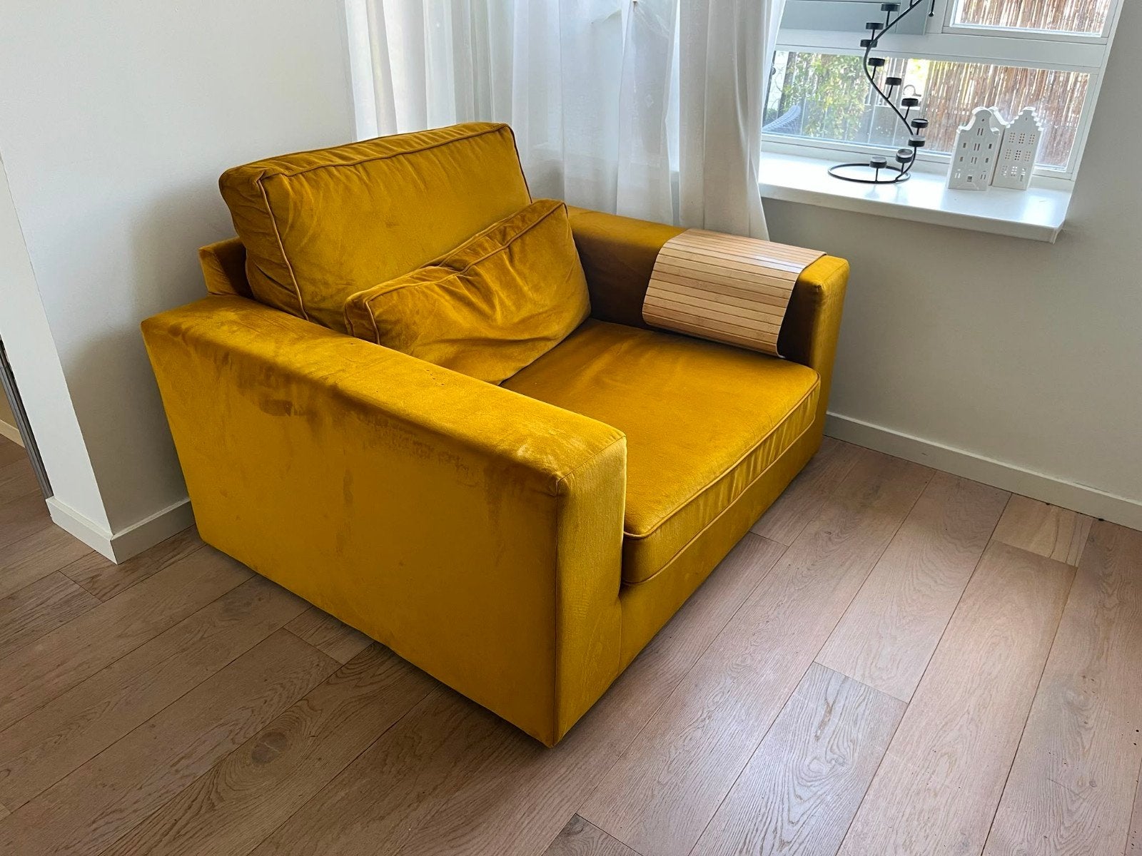 Comfortabele fauteuil - zsm opgehalen, Huis en Inrichting, Fauteuils, Ophalen, Gebruikt, 100 tot 125 cm, 100 tot 125 cm