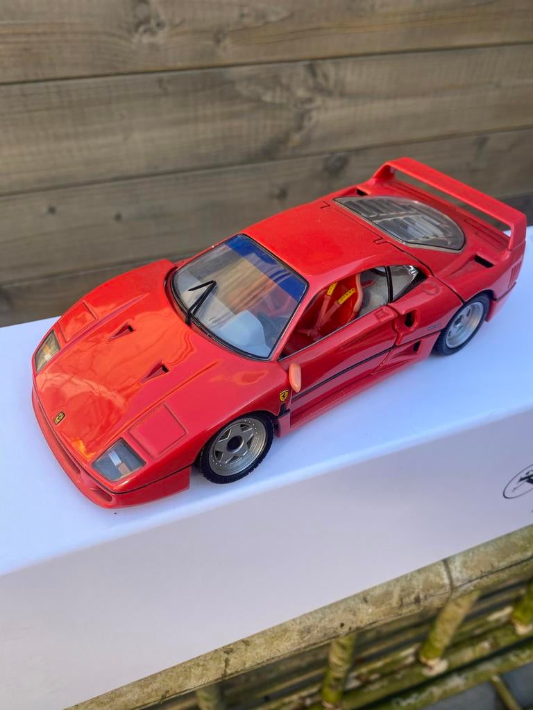 Franklin Mint Ferrari F40 schaal 1/24, Ophalen of Verzenden, Gebruikt, Auto, Overige merken