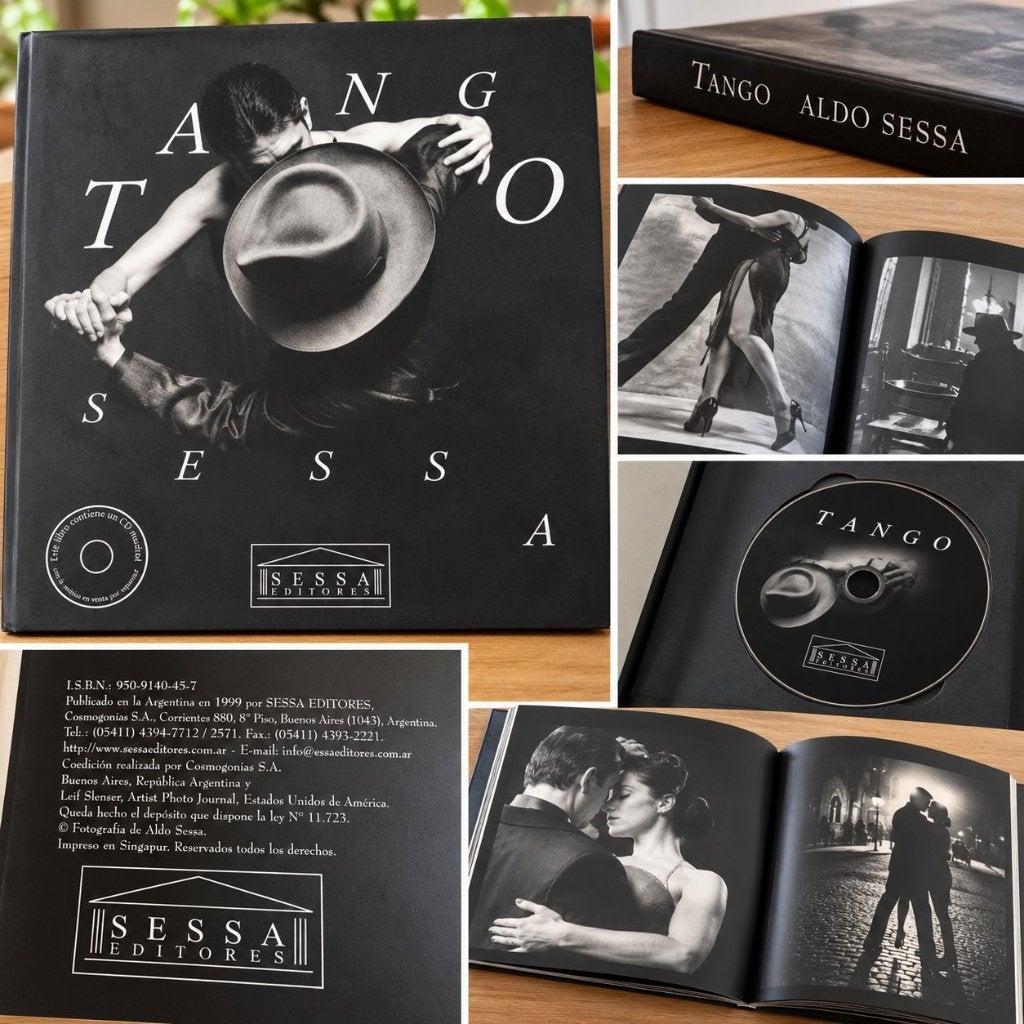 Tango – Aldo Sessa – 1999 – Luxe fotoboek met CD – Hardcove, Ophalen of Verzenden, Zo goed als nieuw, Aldo Sessa, Stijldansen