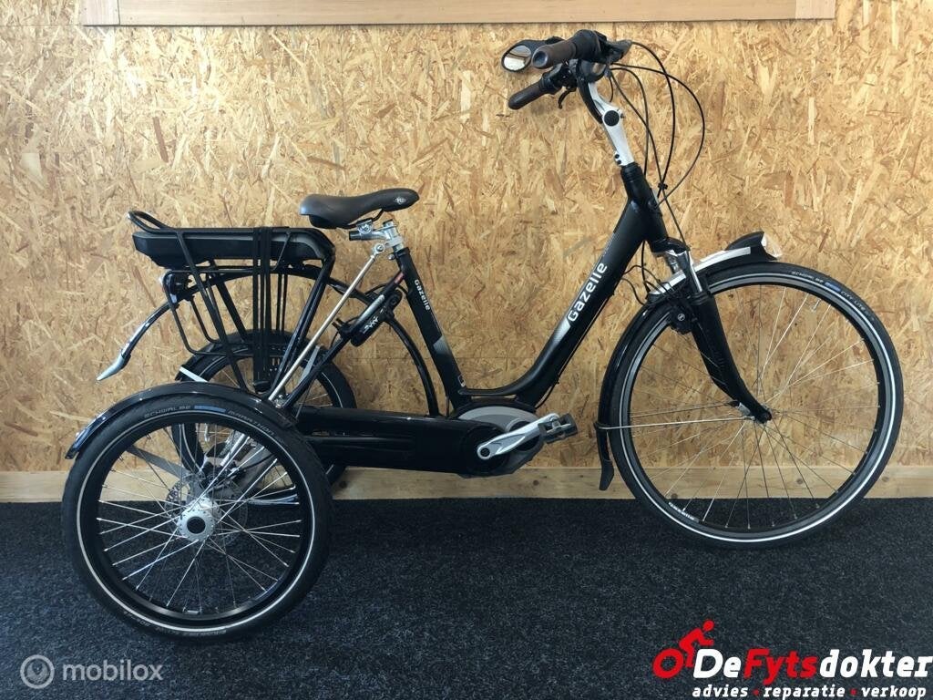 Gazelle Orange comfort tworby Dames zwart 49cm, Ophalen, Gebruikt, -, -