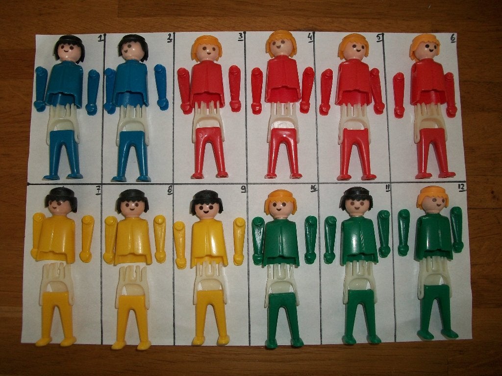 Poppetjes / Figuren uit de jaren 70 / 1974, Ophalen of Verzenden, Gebruikt, Complete set, Figuren