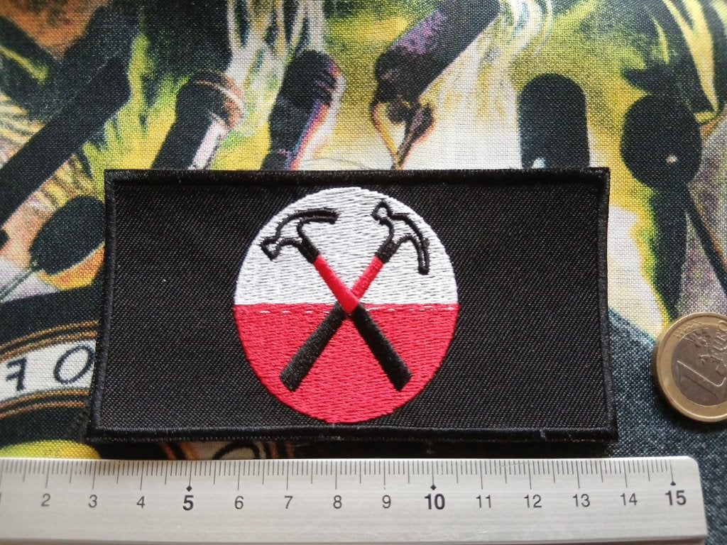 Pink Floyd leuke the wall patch hammers 11, Verzenden, Nieuw, Kleding