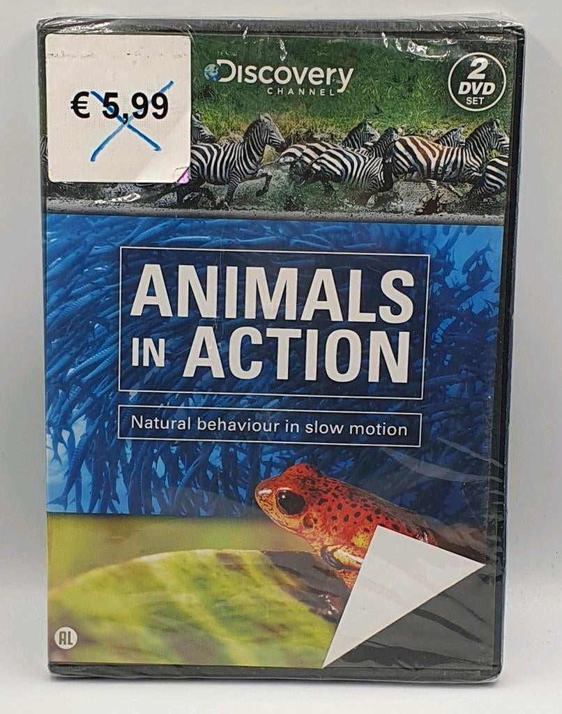 Animals in Action - Natural Behaviour in Slow Motion (DVD), Alle leeftijden, Boxset, Natuur, Ophalen of Verzenden