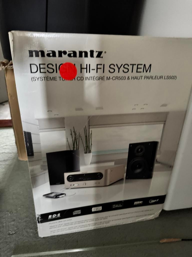 Marantz Design Hi-Fi Systeem M-CR503 CD-Receiver & LS502, Overige merken, Nieuw, Ophalen of Verzenden, Microset