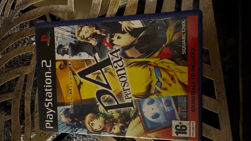 Shin Megami Tensei: Persona 4 (PS2) + Soundtrack CD, 1 speler, Ophalen of Verzenden, Zo goed als nieuw, Role Playing Game (Rpg)