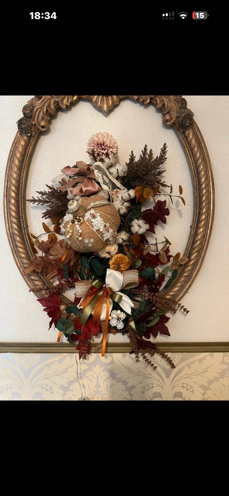 Herfst deurhanger, Huis en Inrichting, 75 cm, Ophalen of Verzenden, Overige materialen, Nieuw