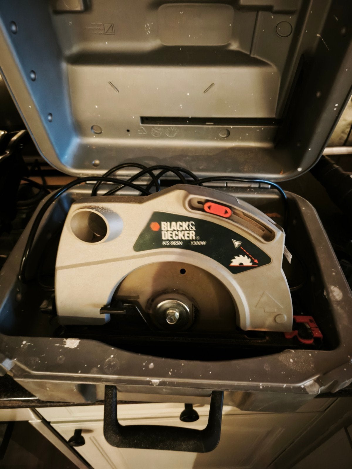 black& Decker cirkel zaag., Decoupeerzaag, Ophalen of Verzenden, Zo goed als nieuw, 30 tot 70 mm