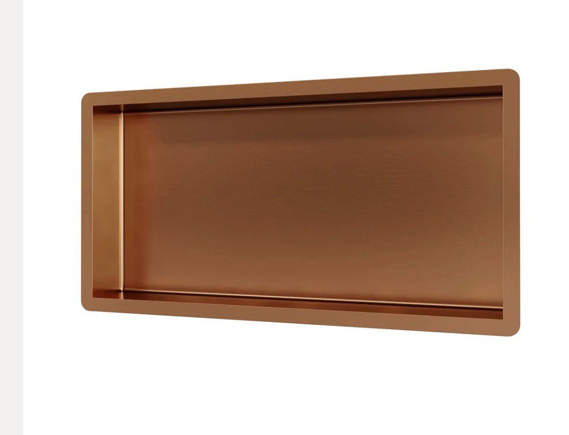 BRAUER inbouwnis 600x300 mm koper geborsteld, Ophalen, Zo goed als nieuw