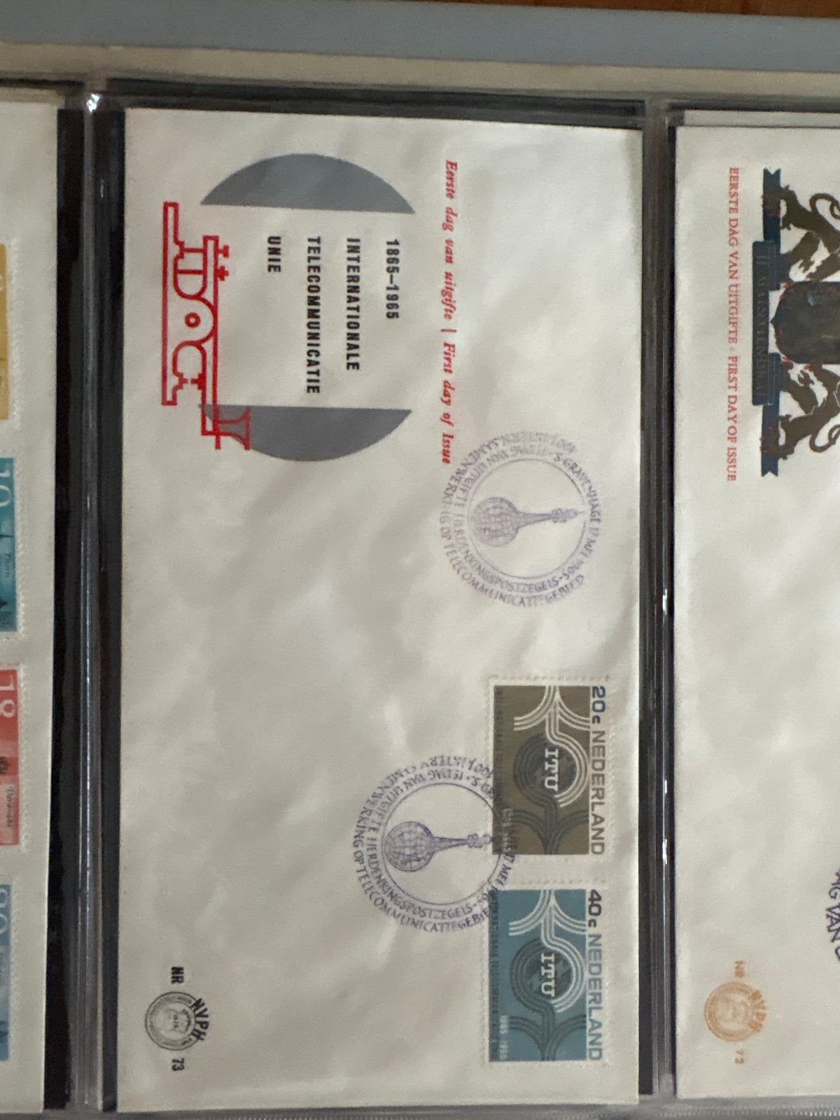 Eerste Dag Uitgifte Internationale Telecommunicatie Unie, Ophalen of Verzenden, Beschreven, Nederland