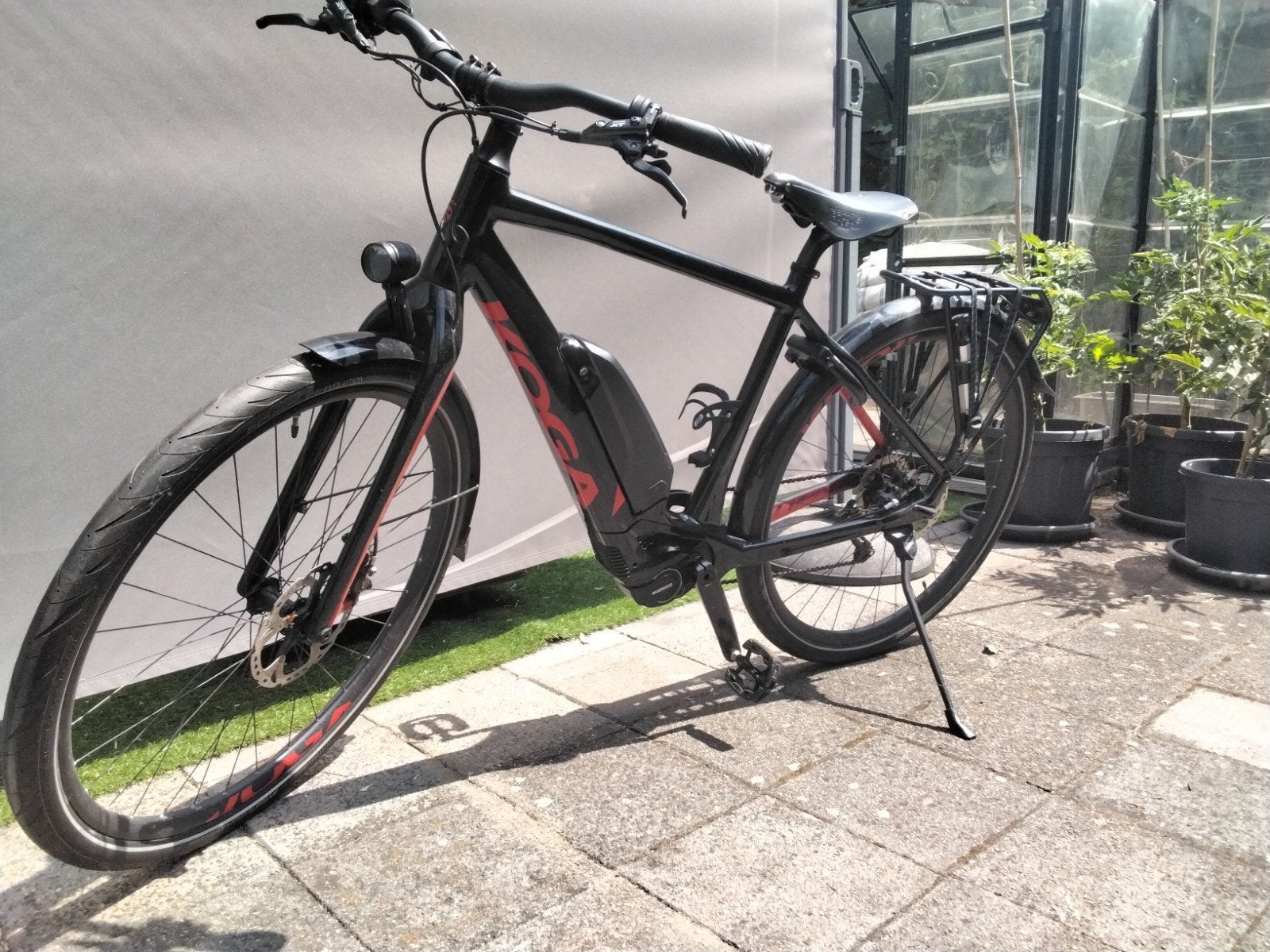 Koga Pace S20 2 accu's, Ophalen, 28 inch, Gebruikt, 10 tot 15 versnellingen