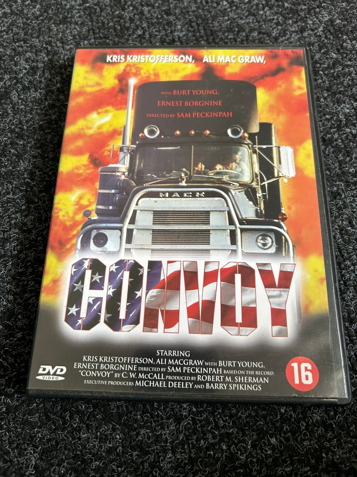Convoy op dvd 1978, 1960 tot 1980, Gebruikt, Vanaf 16 jaar, Ophalen of Verzenden