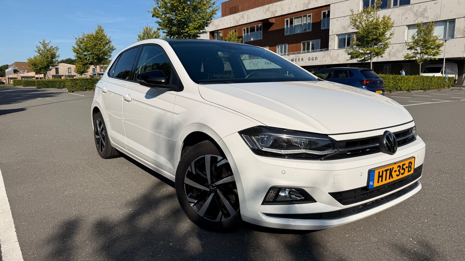VW Polo 1.0 TSI 110pk 7-DSG 2022 Keyless, Virtueel Cockpit,, Auto's, Volkswagen, Leder en Stof, 1100 kg, Geïmporteerd, 999 cc