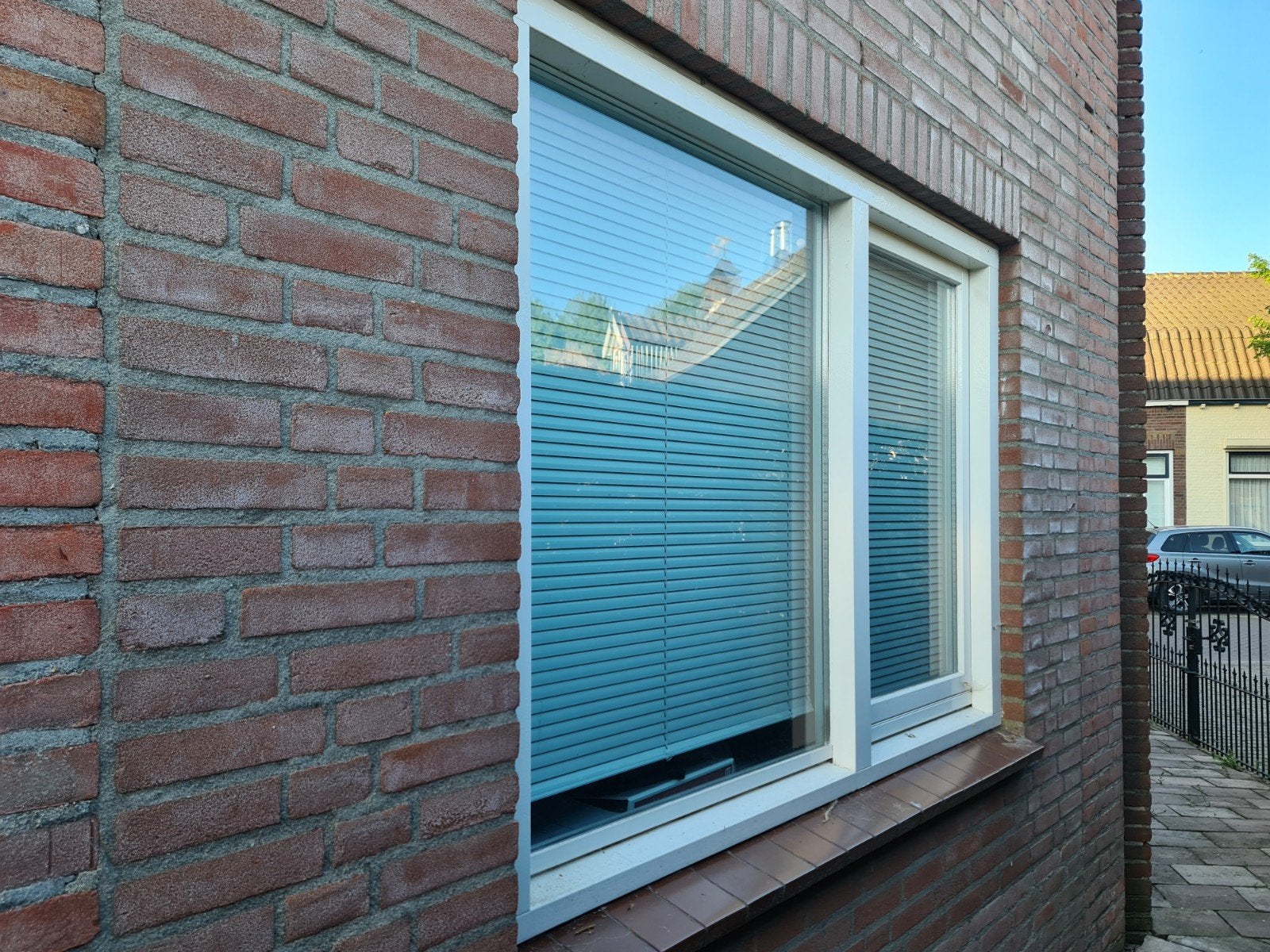 2x Draai-kiep kozijnen met dubbel glas (184x134 cm), Doe-het-zelf en Verbouw, Glas en Ramen, Ophalen, Gevelraam of Ruit, 120 tot 160 cm