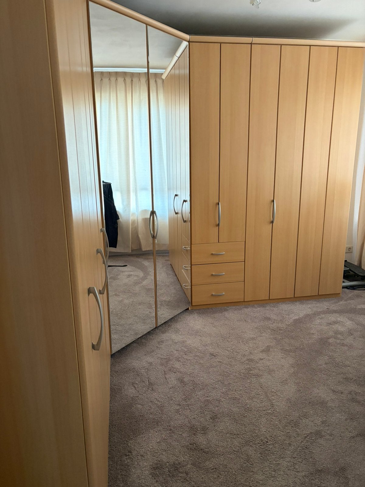 Mooie grote kleding hoekkast te koop, Ophalen, Gebruikt, 200 cm of meer, 50 tot 100 cm