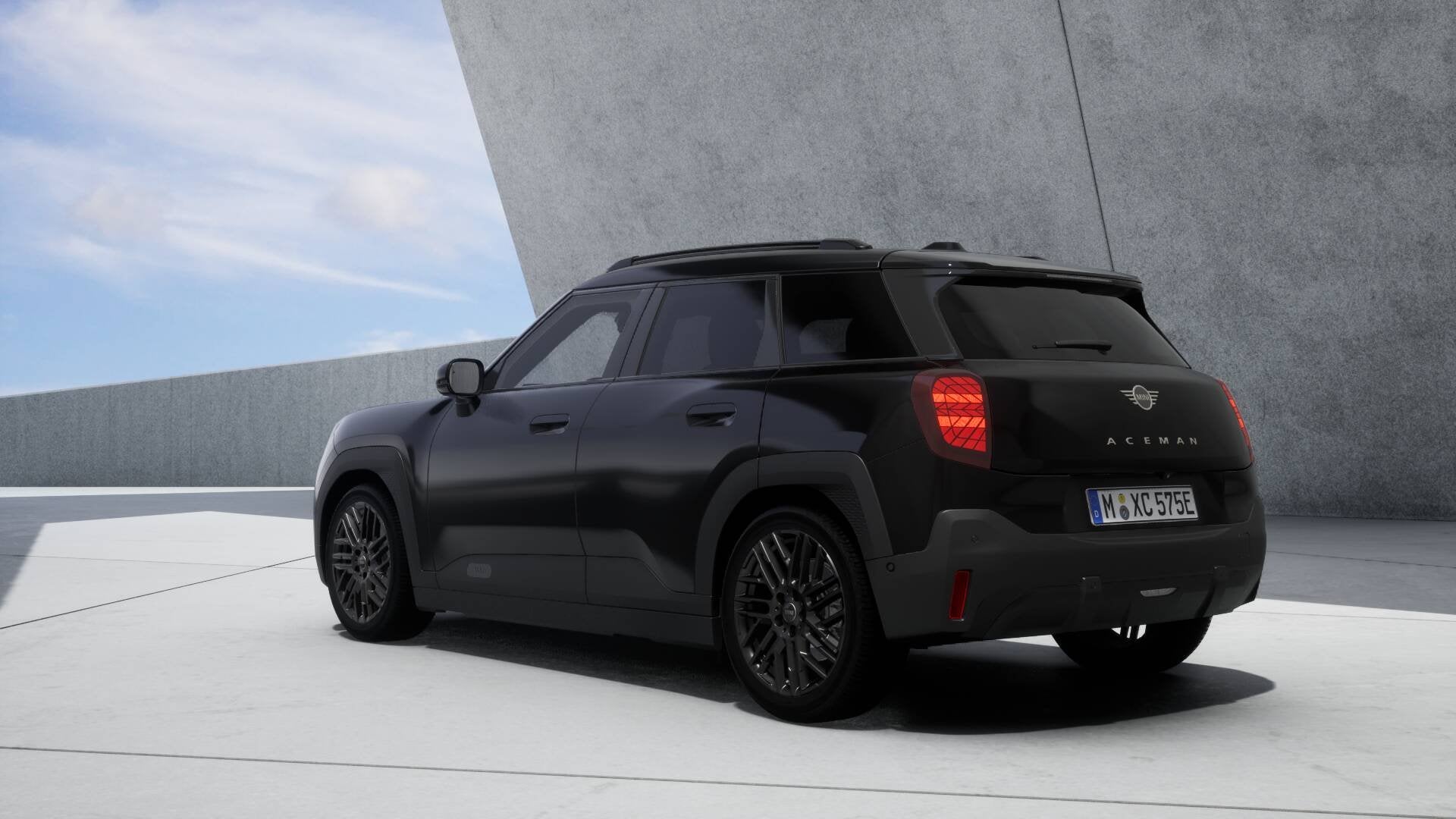 MINI Aceman E / Blackyard / 18" Night Flash Spoke grey, Auto's, Dealer onderhouden, Stof, Zwart, Zwart