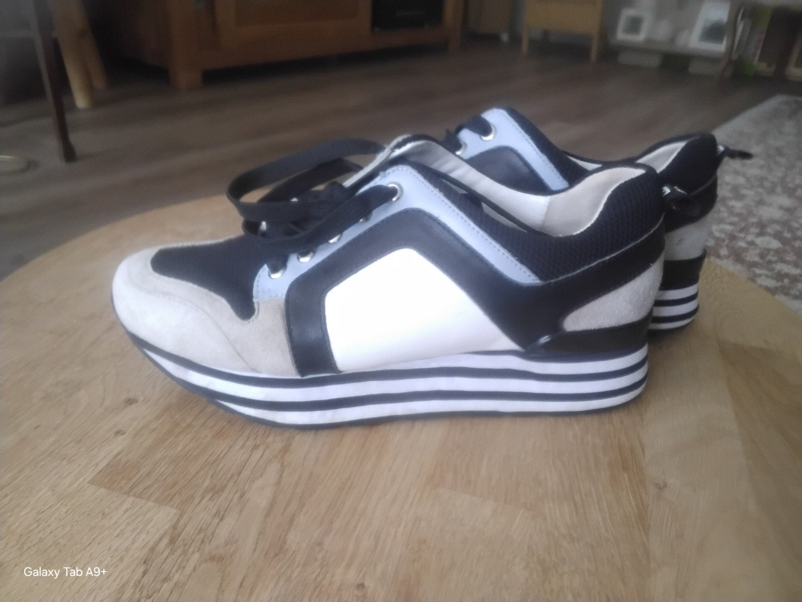 SCHOENEN     DI    LAURO       maat      39, Ophalen of Verzenden, Zo goed als nieuw, Zwart, Sneakers of Gympen