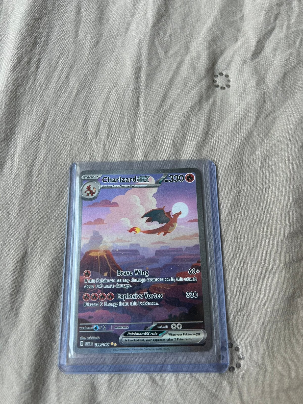 Charizard EX 151, Ophalen of Verzenden, Nieuw, Losse kaart
