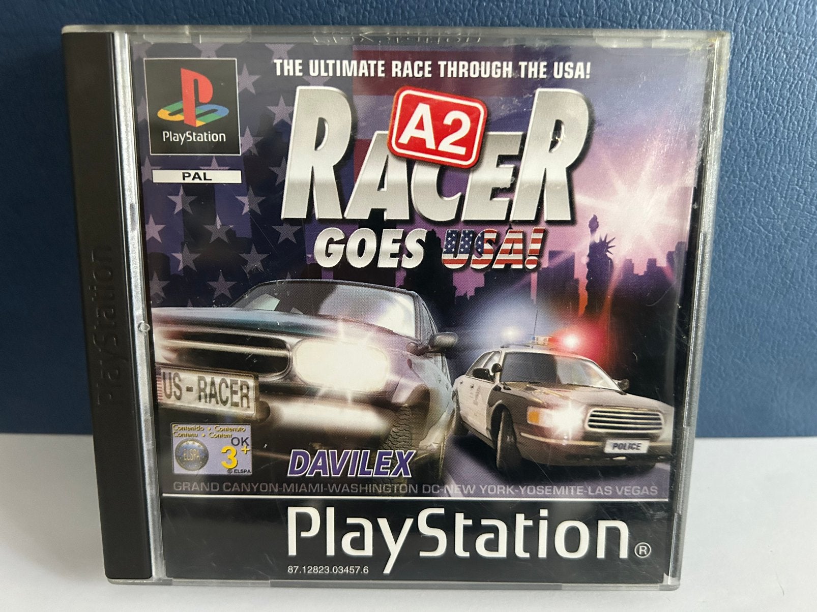 A2 Racer Goes USA! / Playstation 1 / PS1 ps1, 1 speler, Racen en Vliegen, Ophalen of Verzenden, Zo goed als nieuw