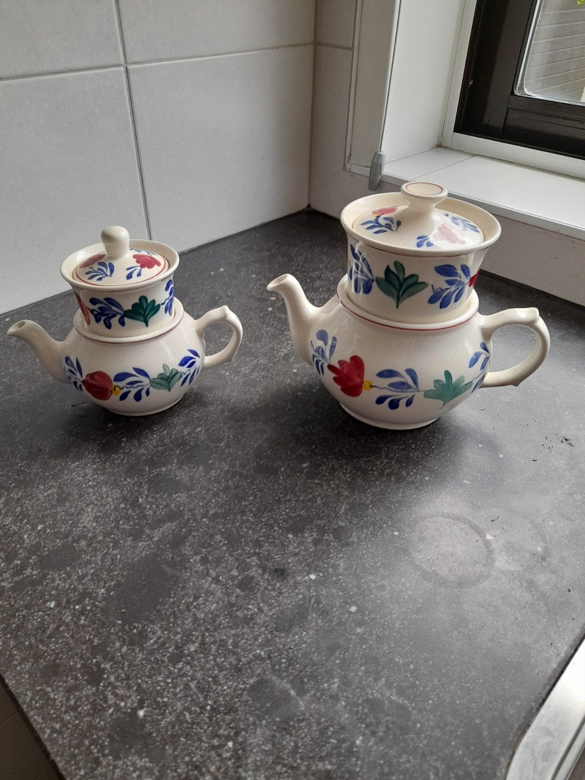 koffiepot boerenbont, Ophalen of Verzenden