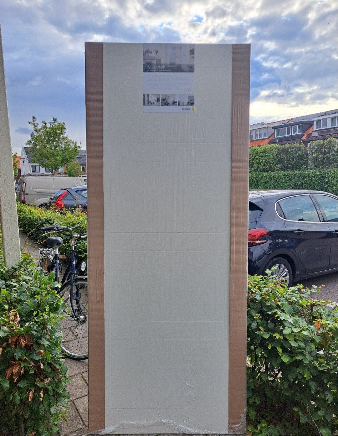 Nieuwe onbeschadigde opdekdeur! 93 x 231,5 cm, Doe-het-zelf en Verbouw, Deuren en Horren, Ophalen, Nieuw