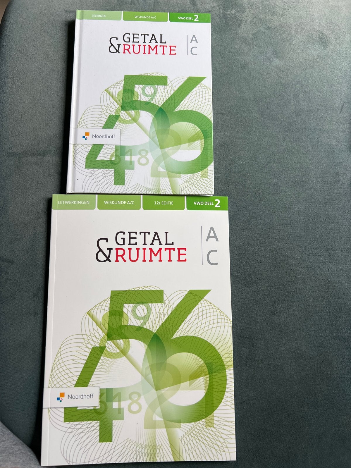 Getal & Ruimte Wiskunde A/C VWO deel 2 (Leerboek & Uitwerkin, Ophalen, Beta, Zo goed als nieuw, WO