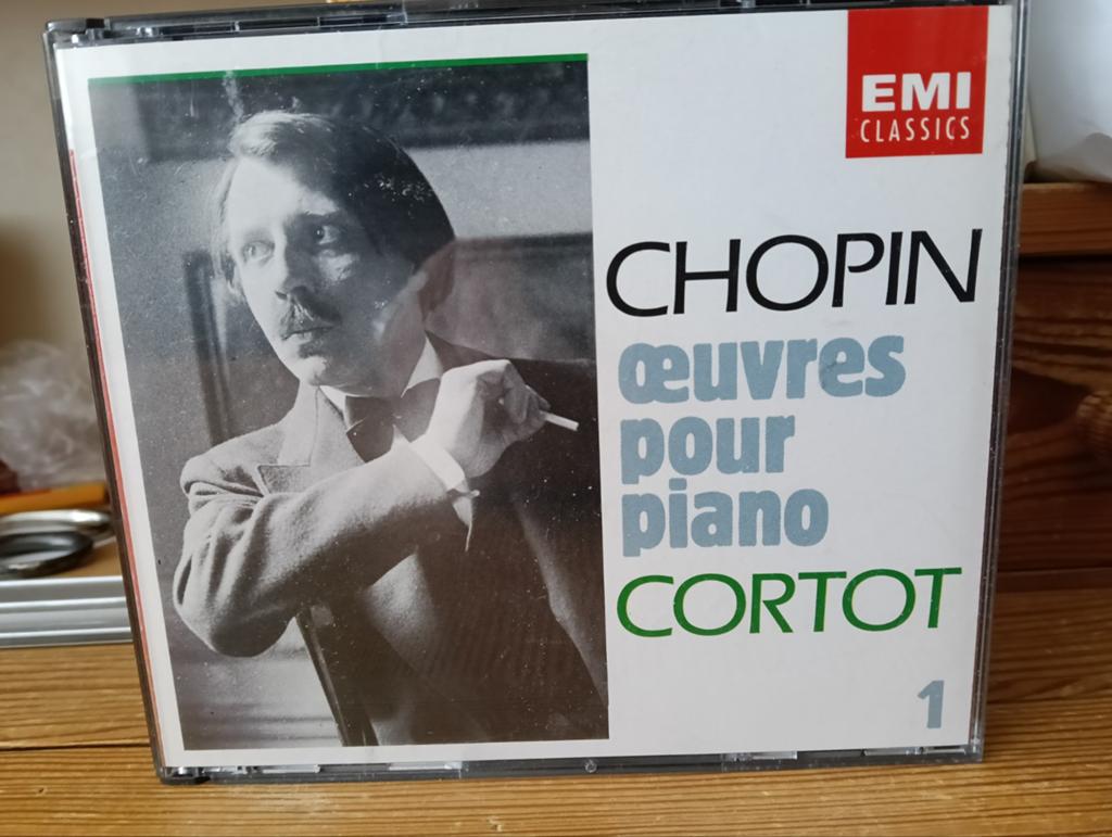 Chopin  Piano werken vol.1. Alfred Cortot  3cd, Ophalen of Verzenden, Romantiek, Zo goed als nieuw, Kamermuziek