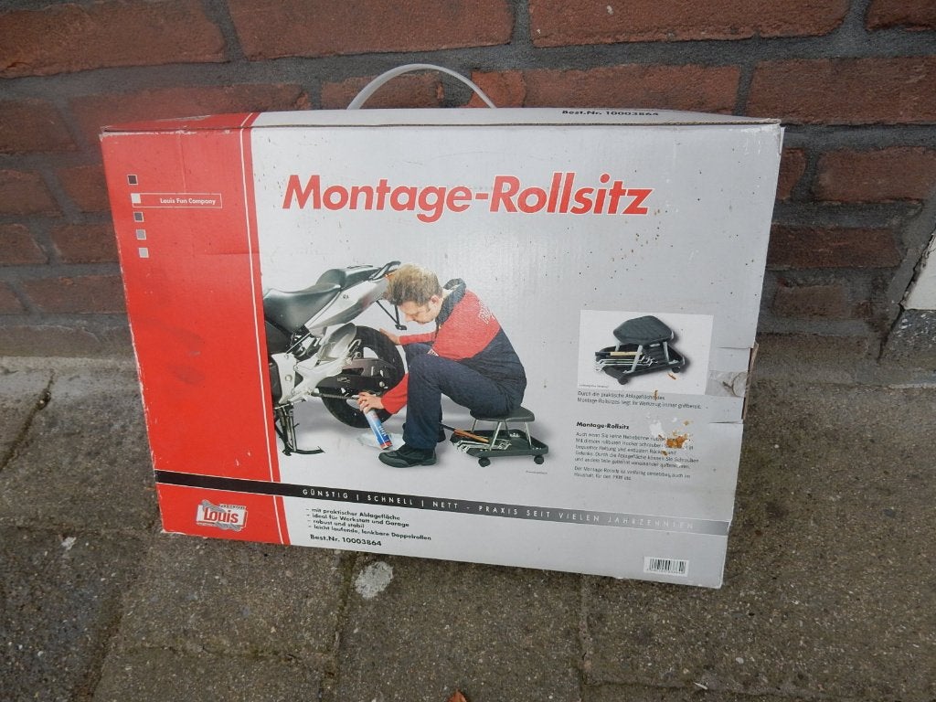 Verrolbare werkplaatskruk/ monteurskruk van Louis., Auto diversen, Ophalen of Verzenden