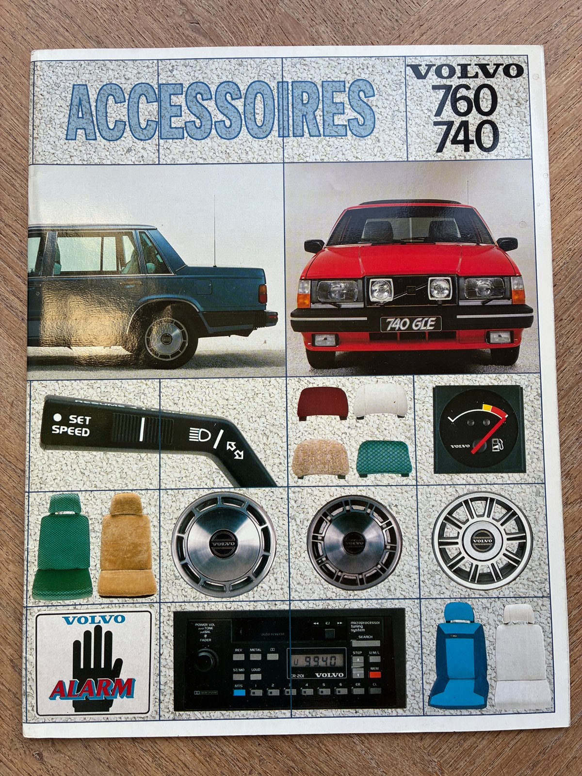 Volvo 740 760 accessoires brochure 1984, Verzenden, Zo goed als nieuw, Volvo