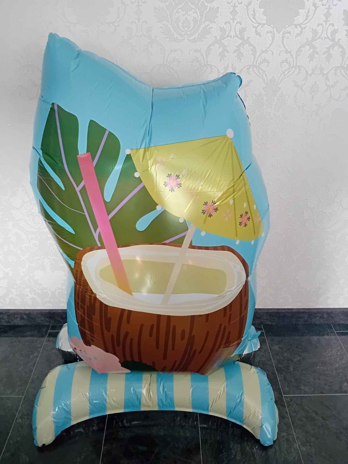 Opblaasbare Hawaiiaanse Decoratie - Kokosnoot Cocktail, Ophalen, Nieuw, Versiering, Overige