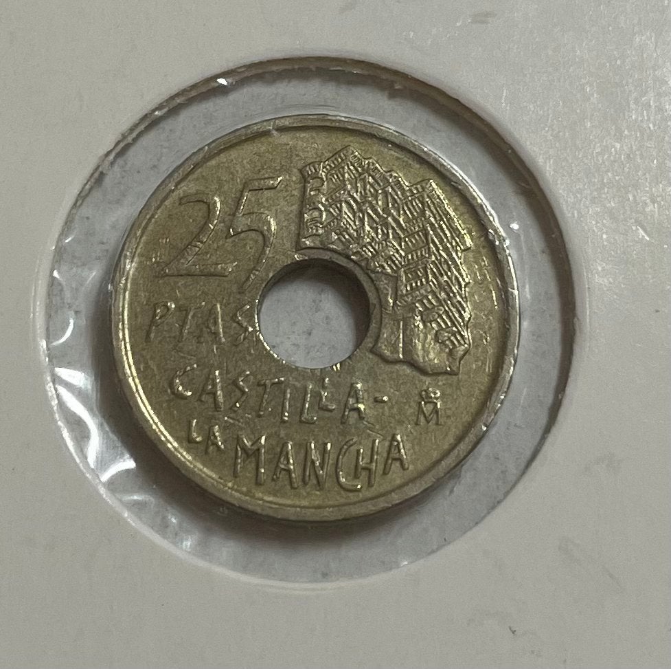 25 pesetas Spanje 1996, Ophalen of Verzenden, Overige landen