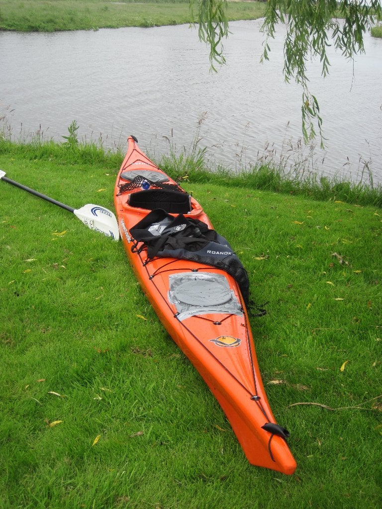 Zeekajak Venture Easky 17 LV - Stabiel met skeg en dekluiken, Ophalen, Gebruikt, 1-persoons