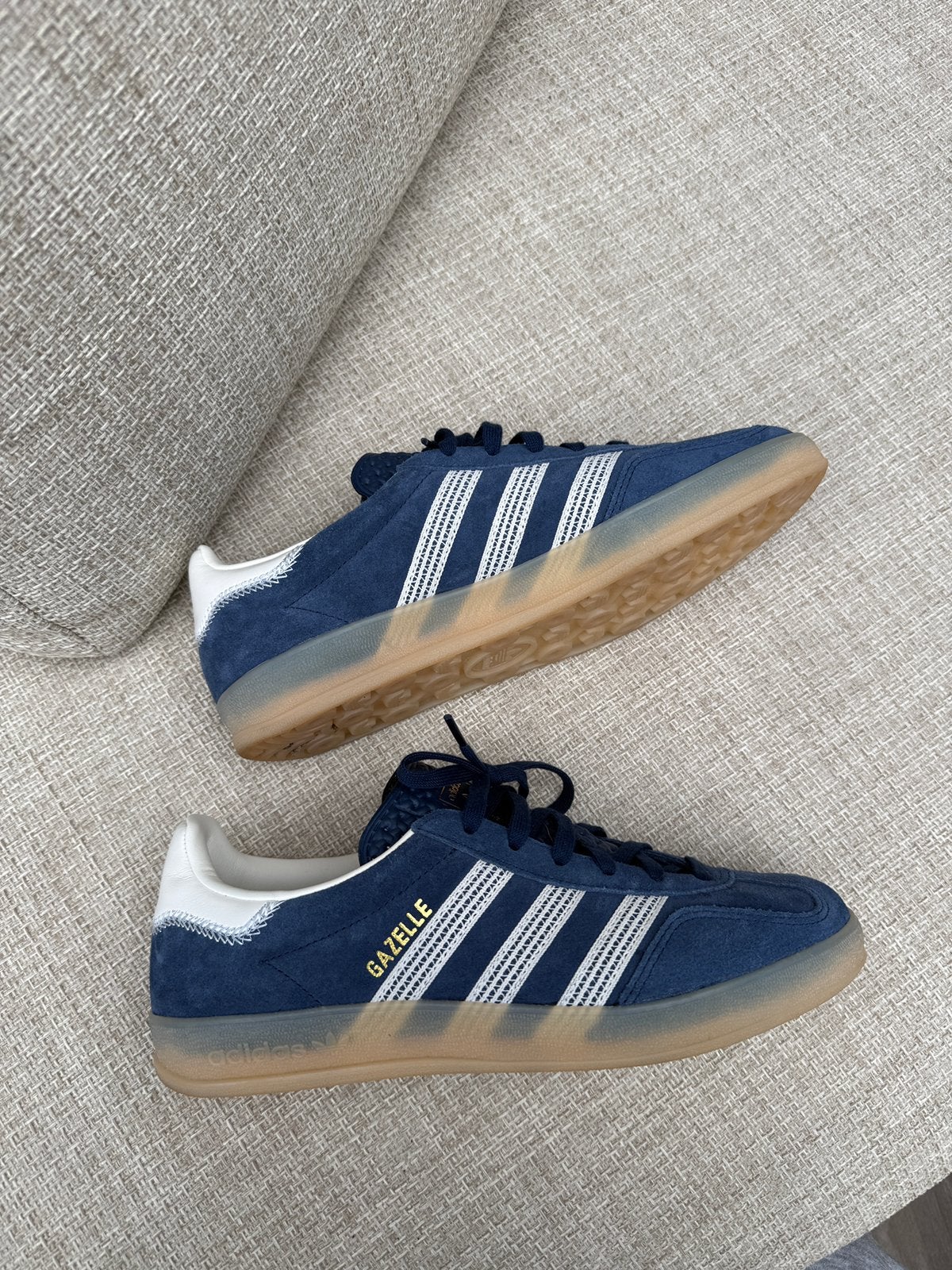 Gazelle adidas, Kleding | Dames, Blauw, Ophalen of Verzenden, Sneakers of Gympen, Zo goed als nieuw