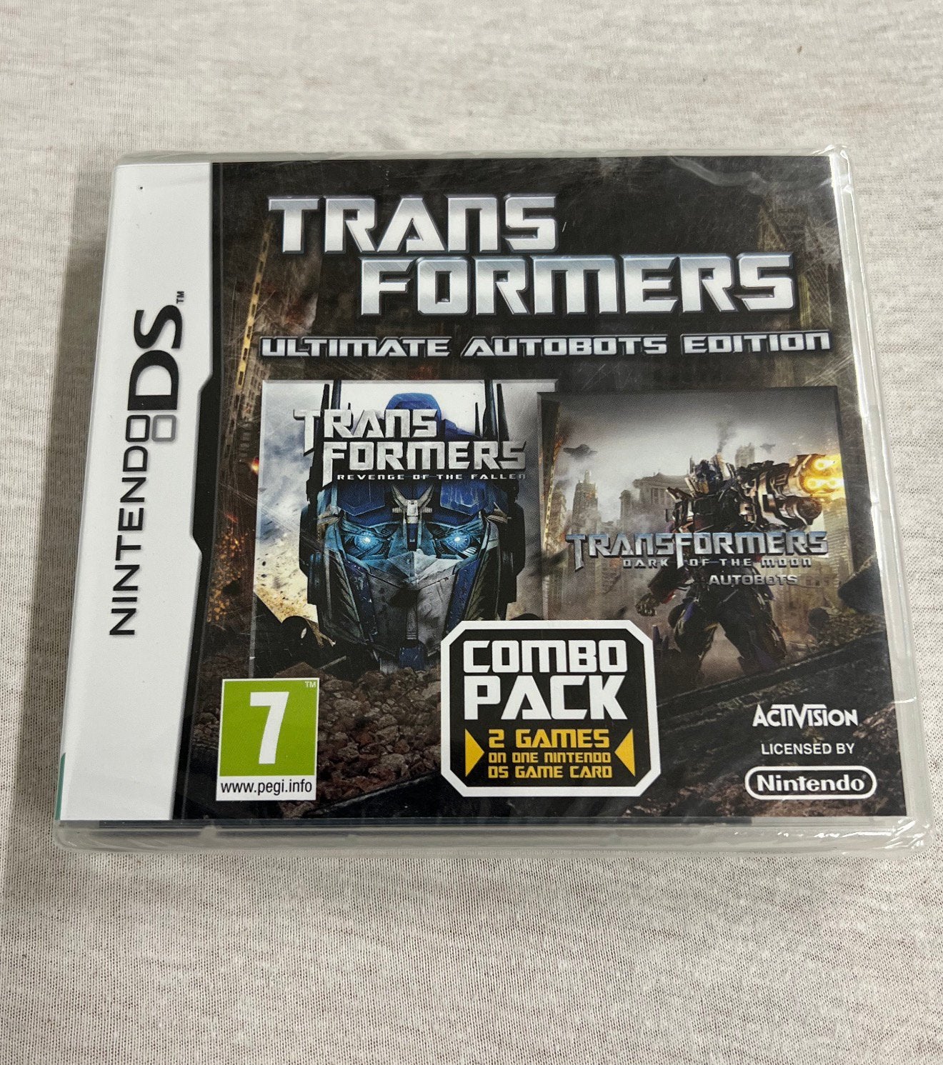 Nintendo DS TRANSFORMERS Ultimate Autobots Edition COMBO pak, Spelcomputers en Games, Games | Nintendo DS, Avontuur en Actie, 1 speler