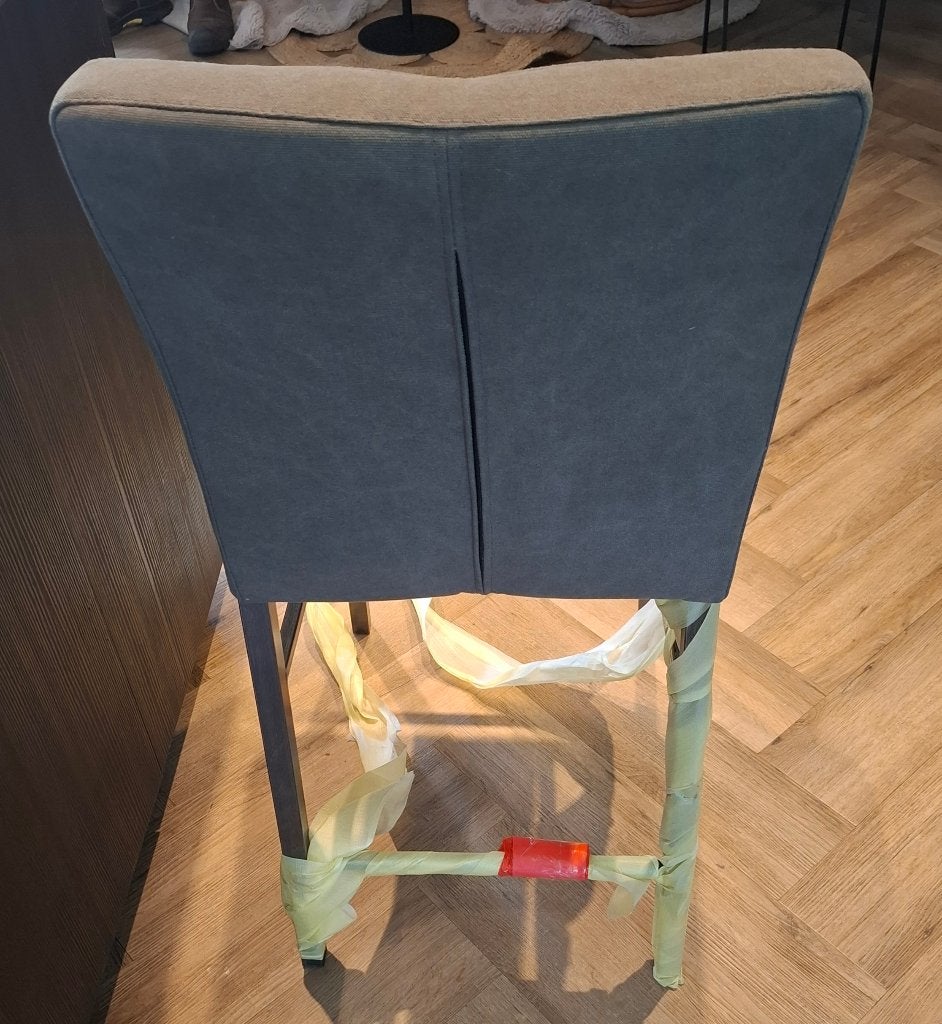 Foto 6 van NIEUWE mooie set van 2 barkrukken/barstoelen