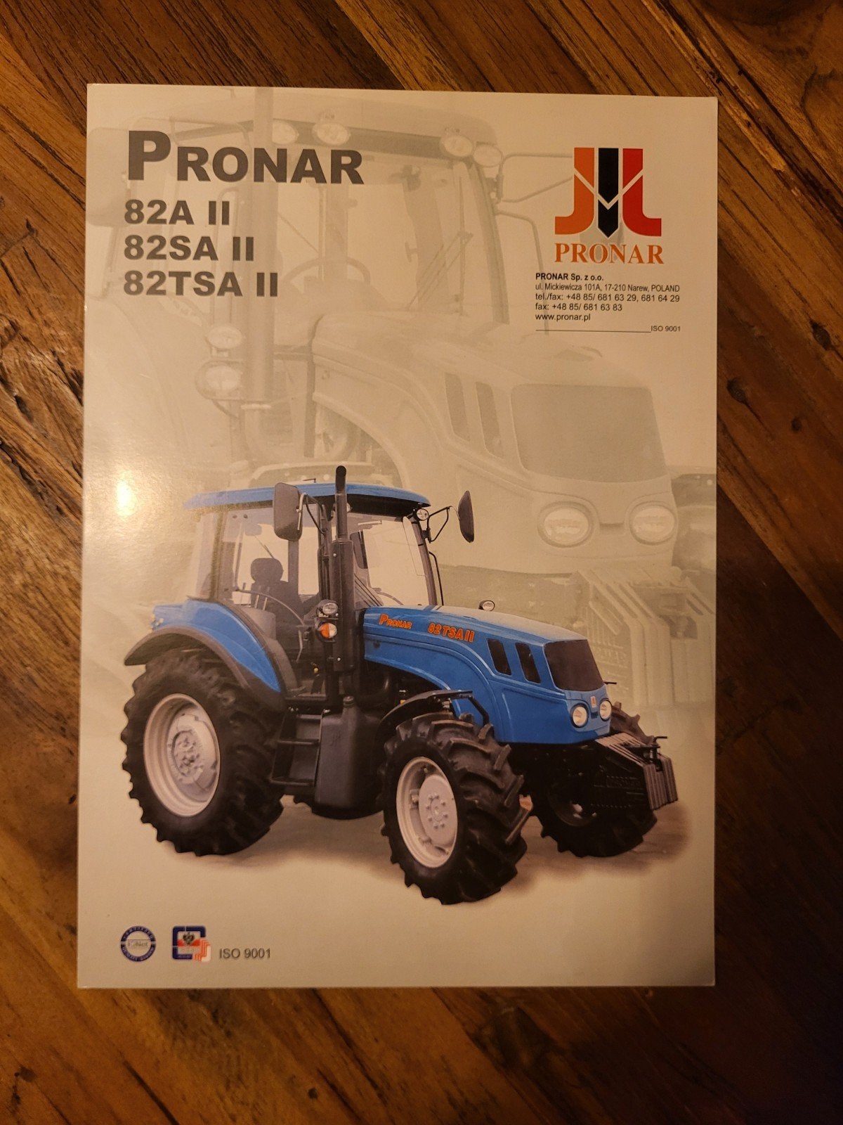 tractor folder PRONAR 82A II, 82SA 11, 82TSA II, Ophalen of Verzenden, Zo goed als nieuw