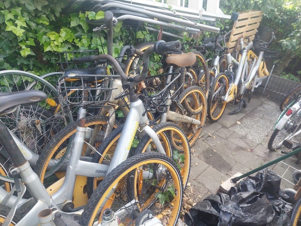 Partij fietsen, Fietsen en Brommers, Fietsen | Dames | Damesfietsen, Ophalen, Gebruikt, Overige merken