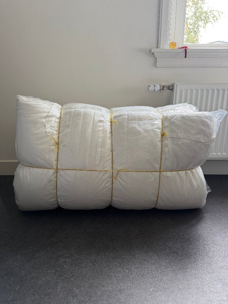 IKEA TUSSÖY topmatras - wit, 140x200, Huis en Inrichting, Ophalen, 140 cm, Matras, 200 cm