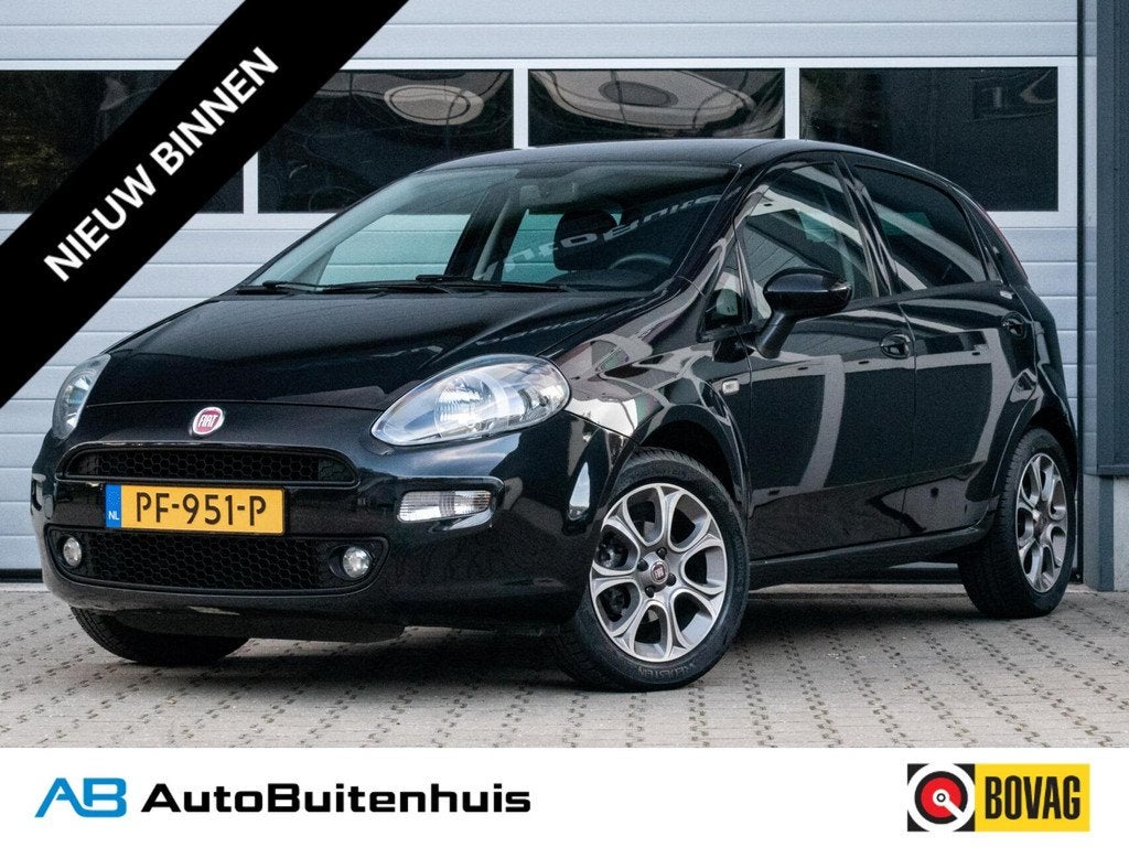 Fiat Punto Evo Lounge 1.2 4-cilinder|CRUISE|NAVI|5-DRS|AIRCO, Auto's, Voorwielaandrijving, 1005 kg, 4 cilinders, Met garantie (alle)